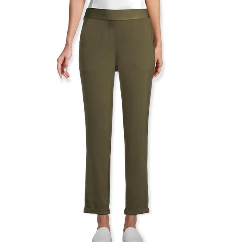 New MAX STUDIO Roll Cuff Straight Leg Pants. M